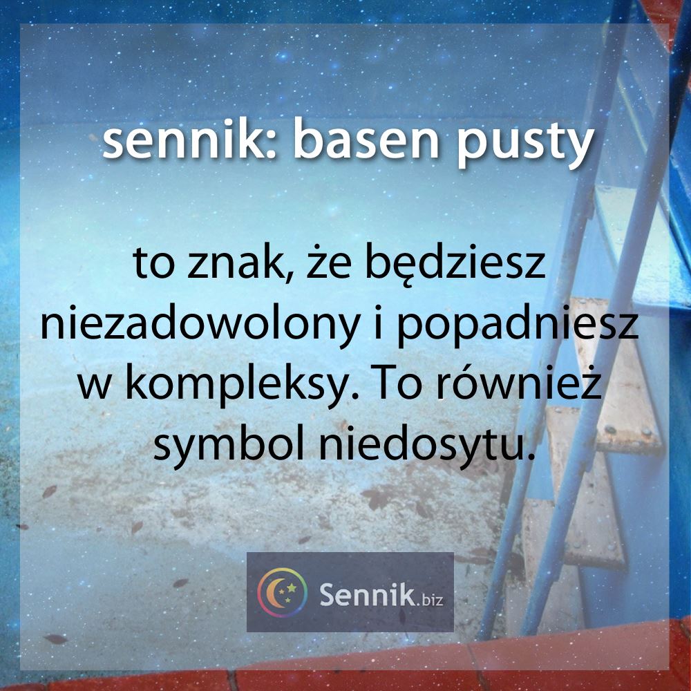 sennik basen - basen pusty 