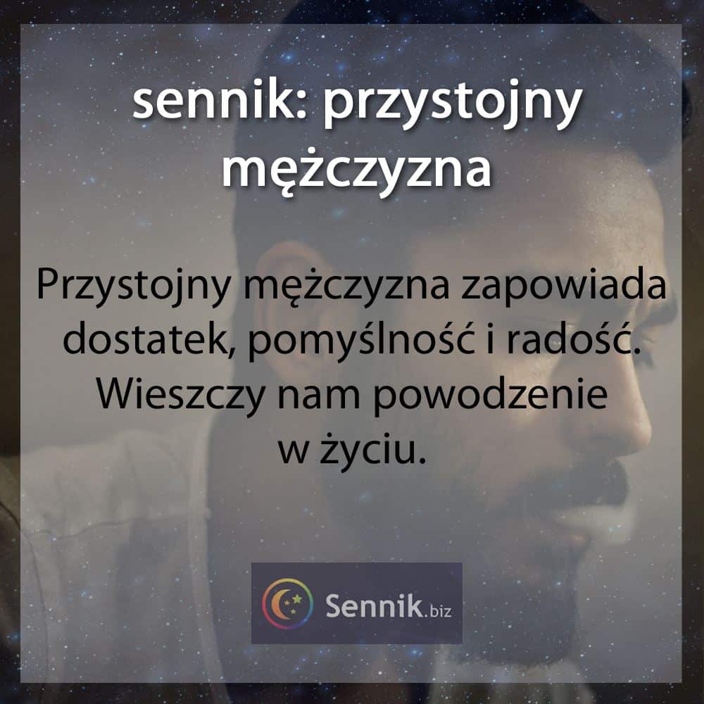 sennik - przystojny mężczyzna 