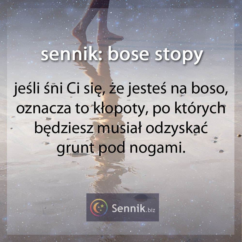 sennik - bose stopy