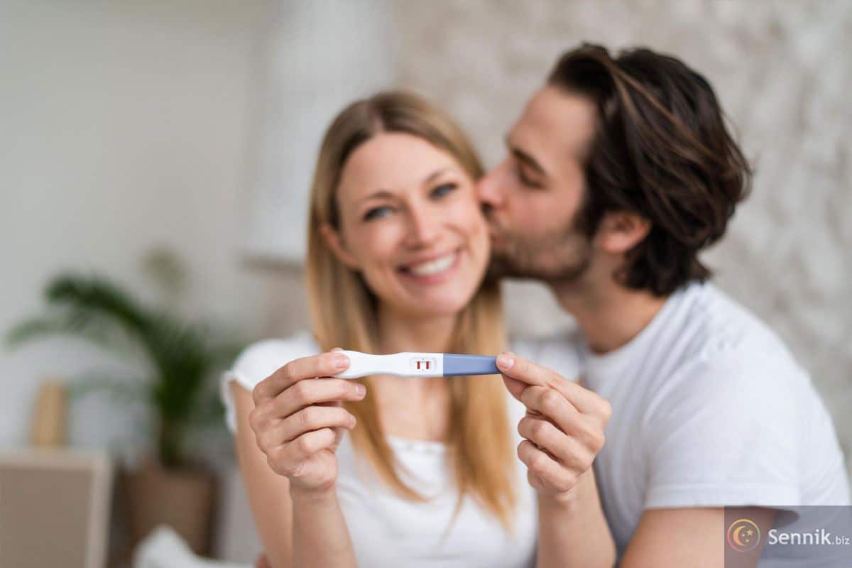 test ciążowy sennik
