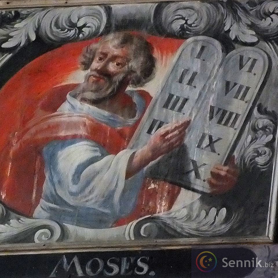Sennik Mojżesz