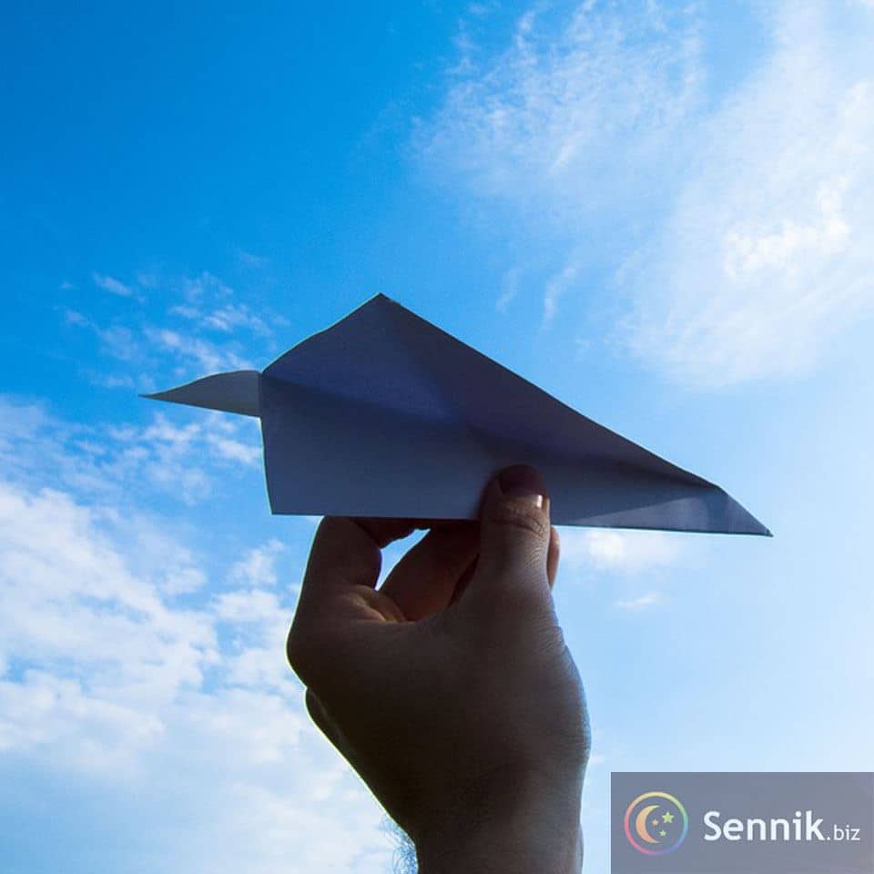 Sennik Samolot z papieru